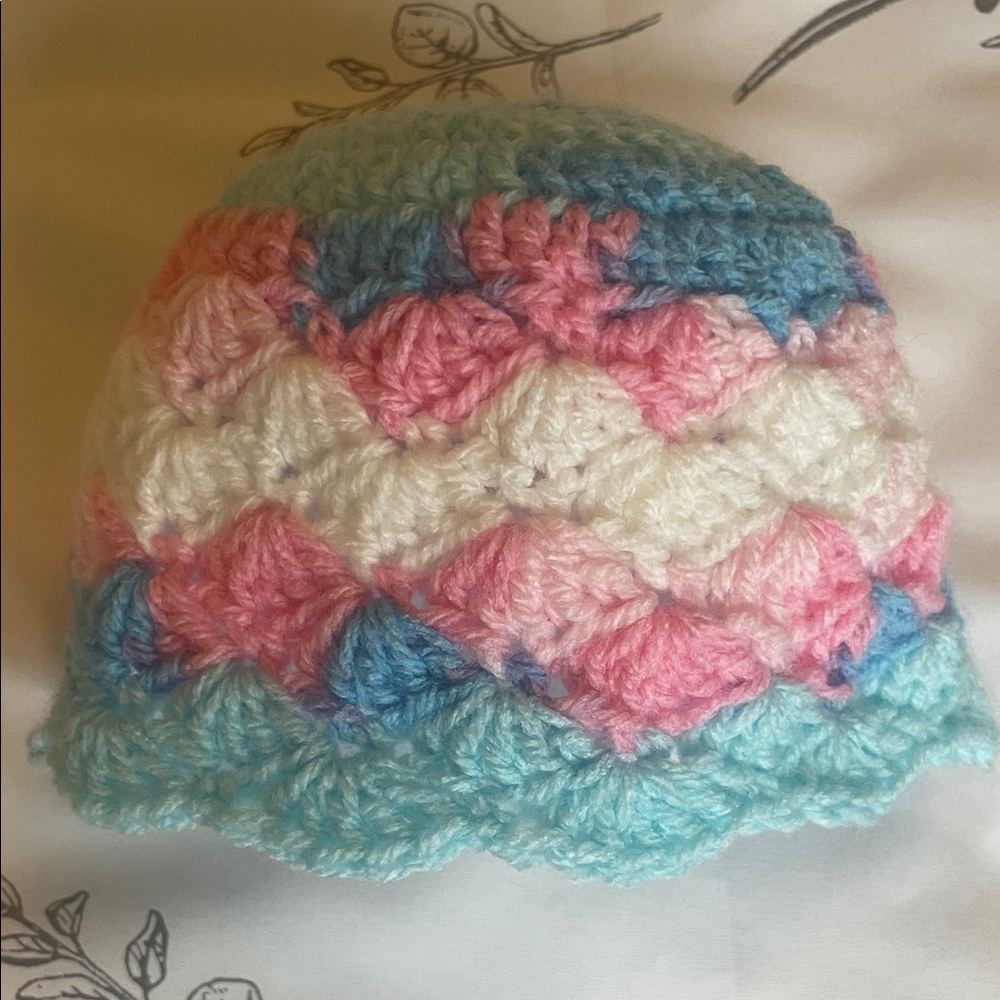 Handmade baby beanie & Booties